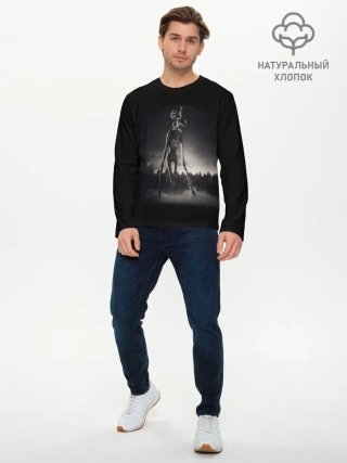 Мужской лонгслив базовый / СИРЕНОГОЛОВЫЙ