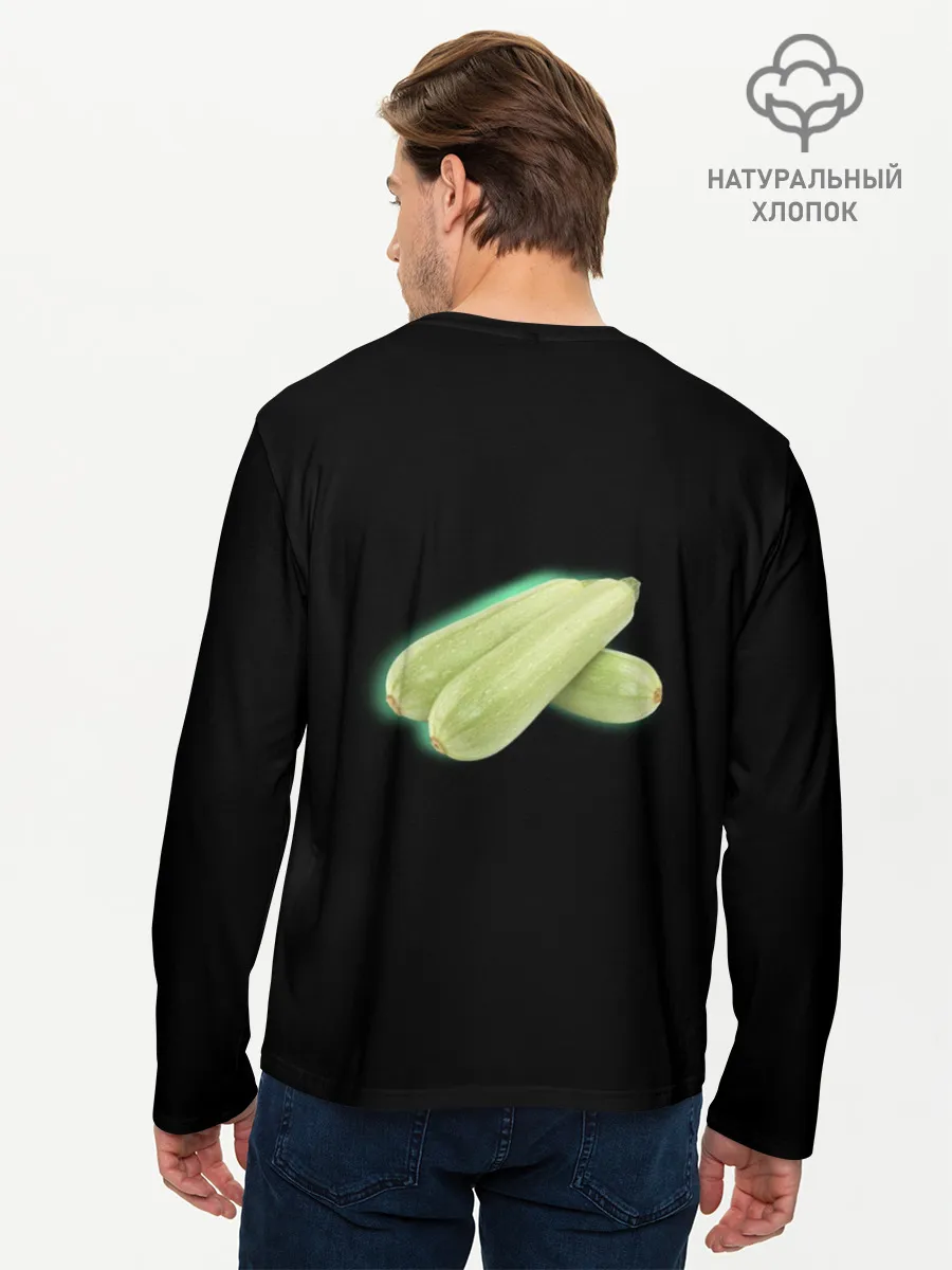 Мужской лонгслив базовый / Народный кошмар, Кабачки