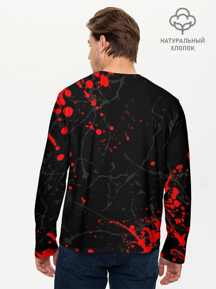 Мужской лонгслив базовый / AC DC HIGHWAY TO HELL