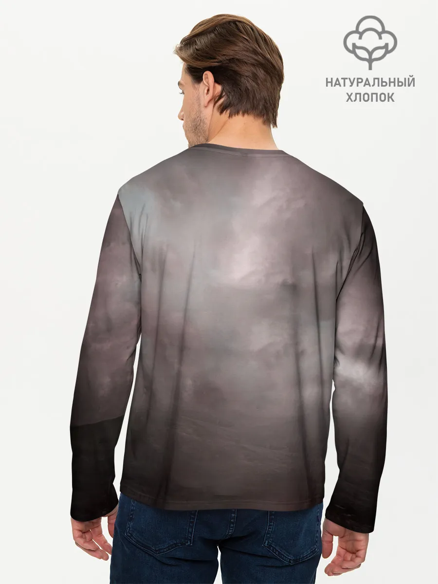 Мужской лонгслив базовый / СУПЕРБАЙК