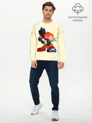 Мужской лонгслив базовый / Пико с оружием