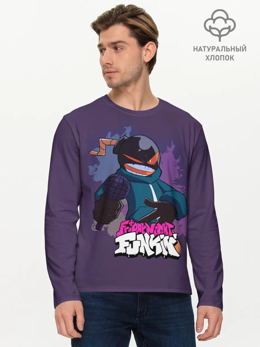 Мужской лонгслив базовый / Friday Night Funkin УИТТИ