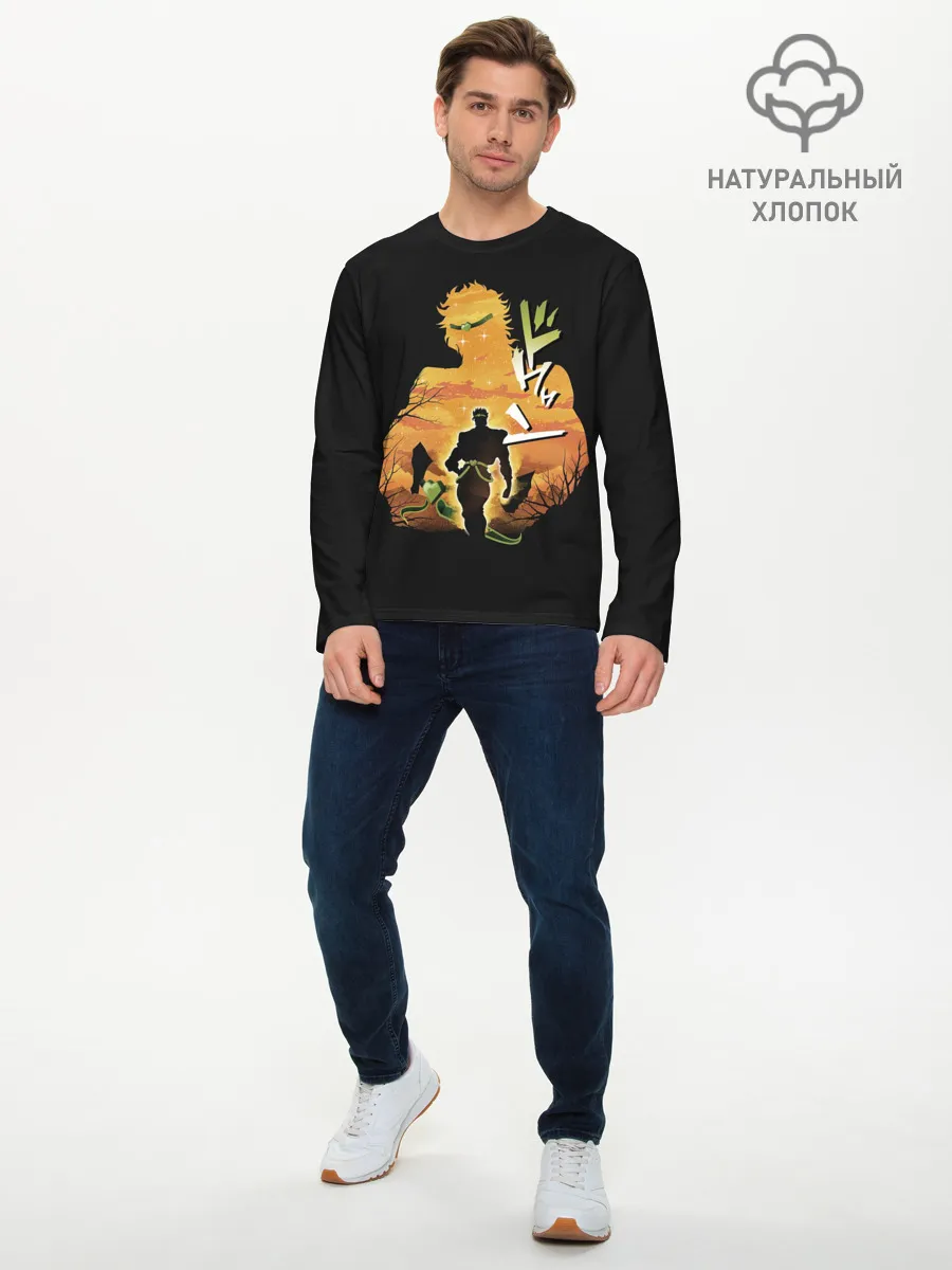 Мужской лонгслив базовый / Дио Брандо