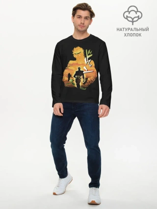 Мужской лонгслив базовый / Дио Брандо