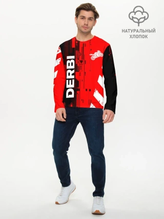 Мужской лонгслив базовый / DERBI / ДЕРБИ / ТЕХНО