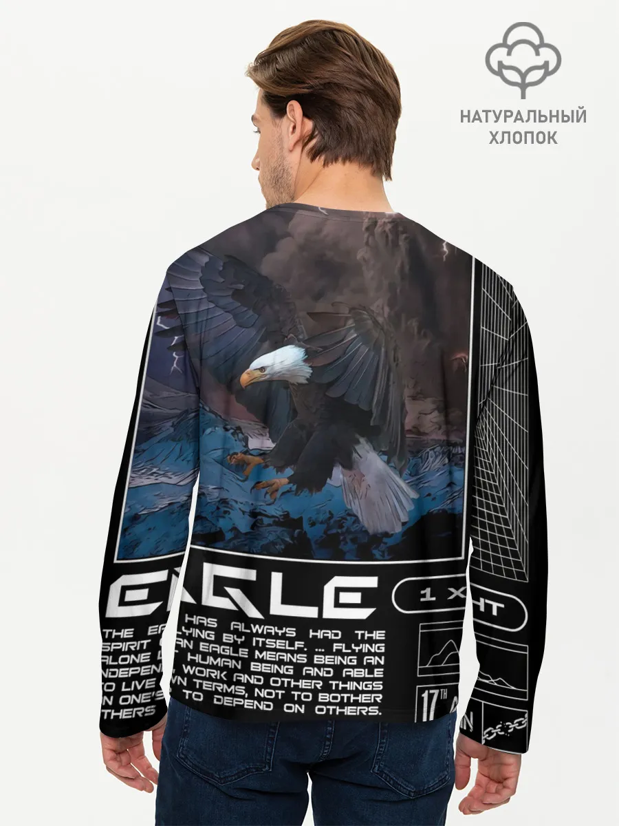 Мужской лонгслив базовый / Eagle