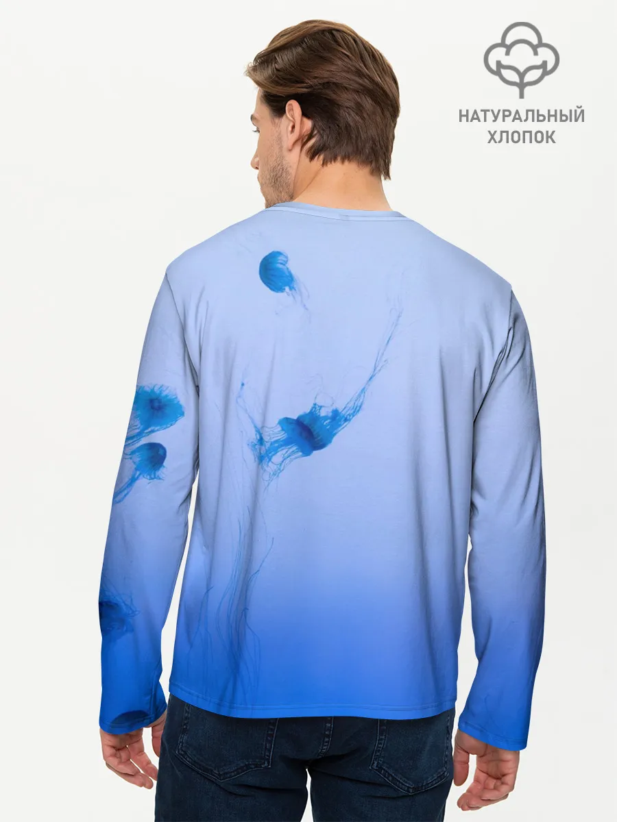 Мужской лонгслив базовый / МЕДУЗЫ | ГРАДИЕНТ