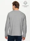 Мужской лонгслив базовый / GRAY CARBON