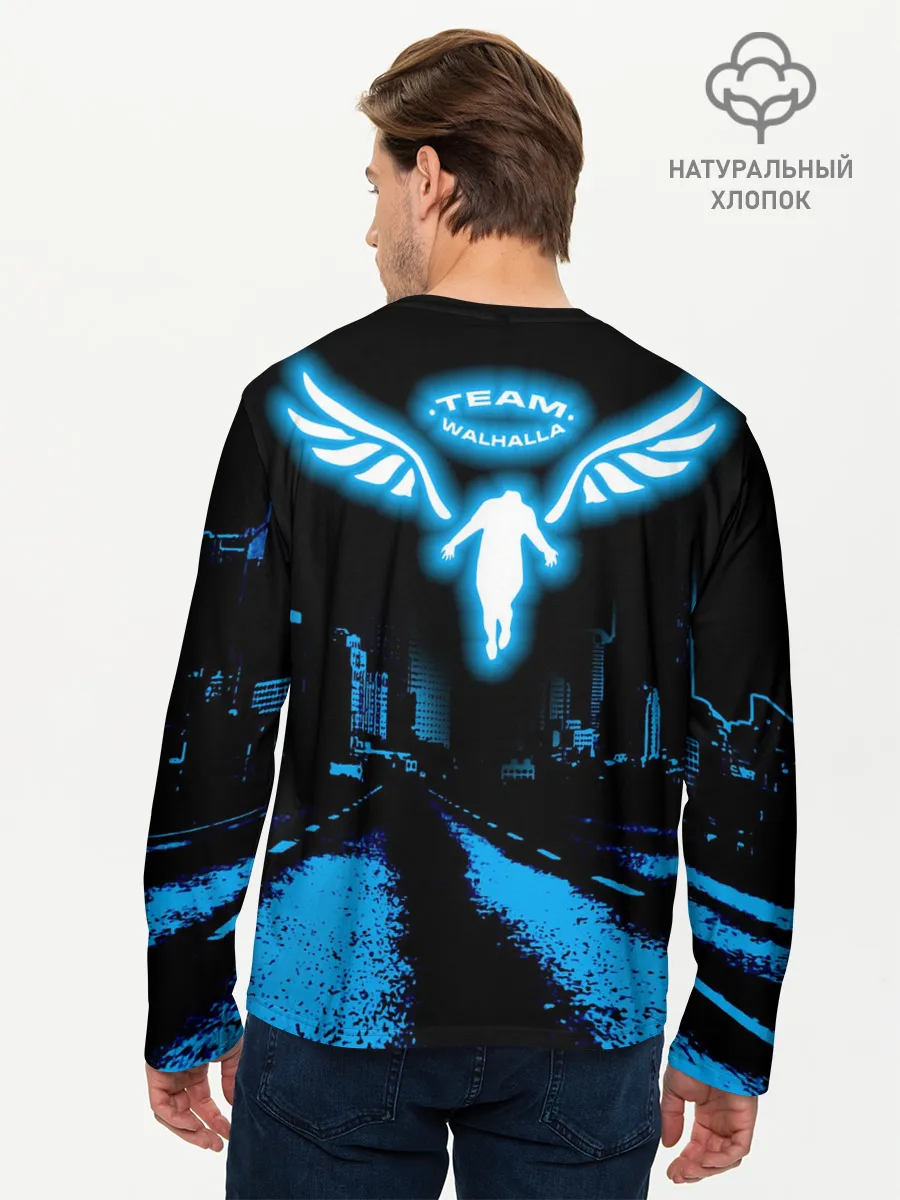 Мужской лонгслив базовый / Баджи На Байке