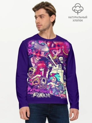 Мужской лонгслив базовый / ПЕРСОНАЖИ FNF