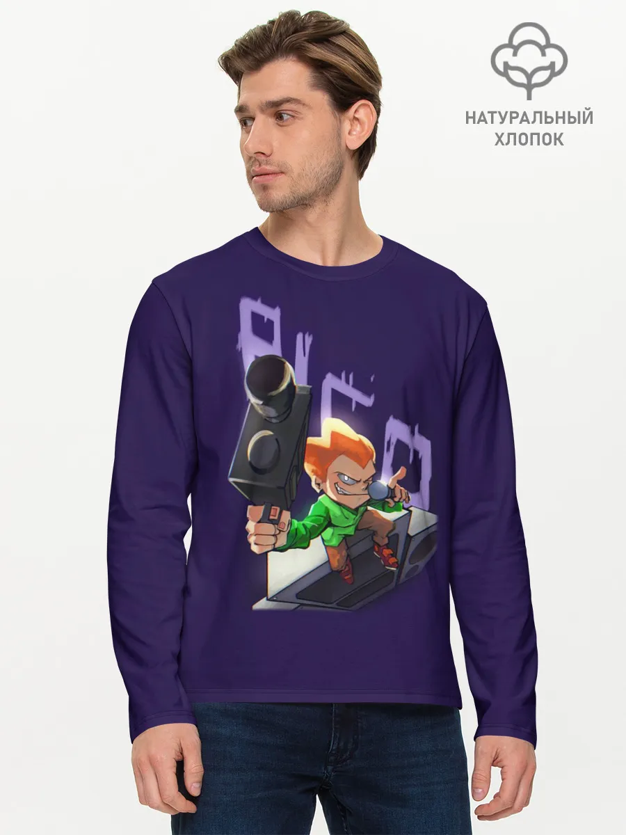 Мужской лонгслив базовый / Friday Night Funkin | PICO