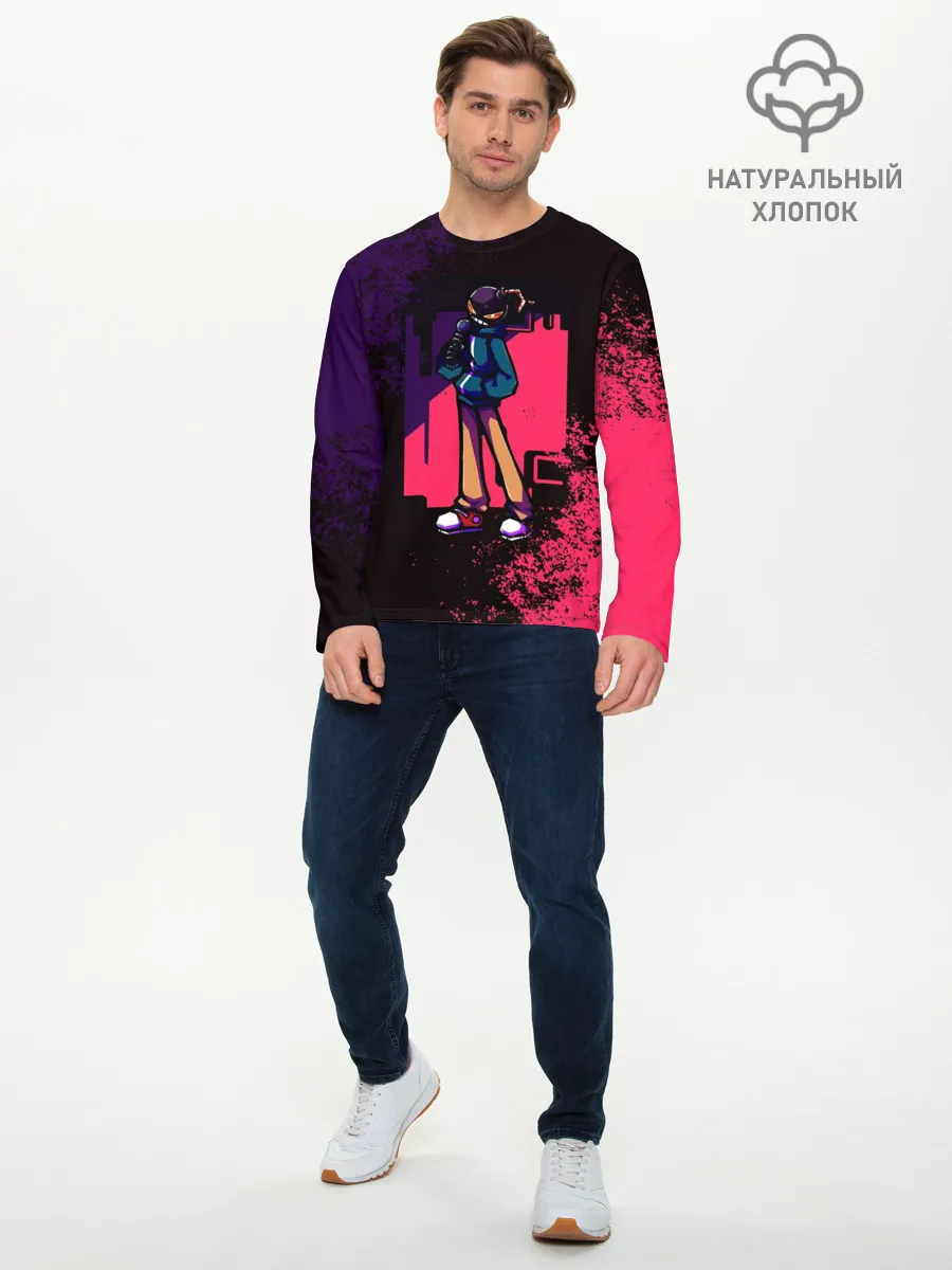 Мужской лонгслив базовый / WHITTY | Friday Night Funkin