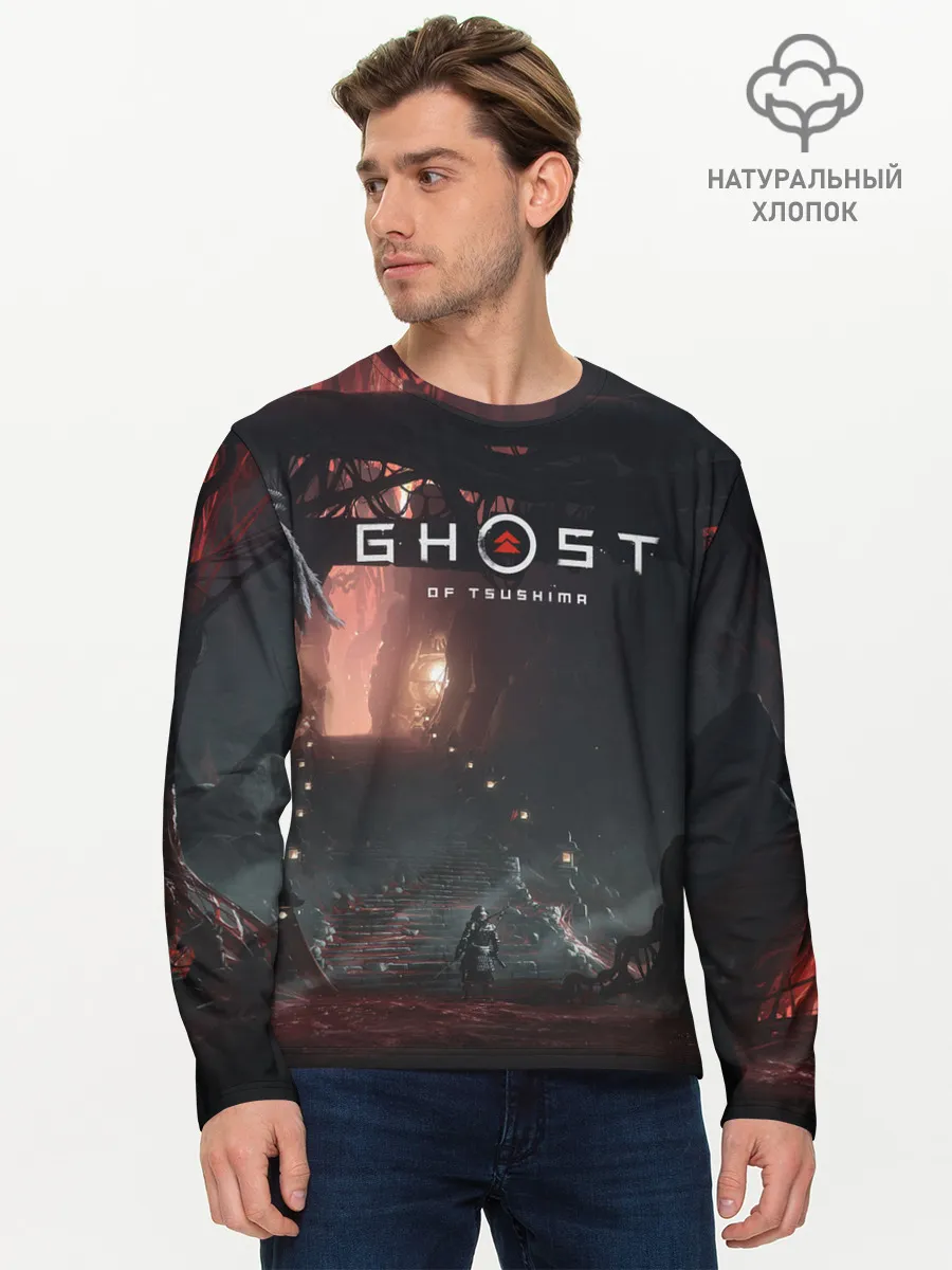 Мужской лонгслив базовый / Samurai | Ghost of Tsushima