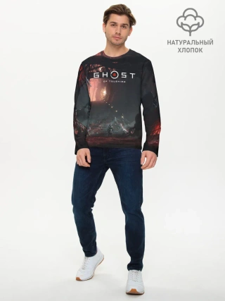 Мужской лонгслив базовый / Samurai | Ghost of Tsushima