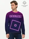 Мужской лонгслив базовый / ROBLOX / РОБЛОКС / НЕОН