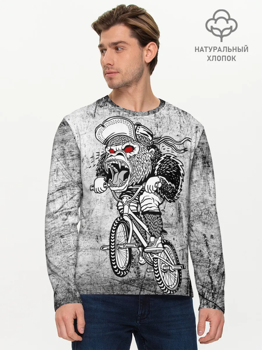 Мужской лонгслив базовый / Junk Ride