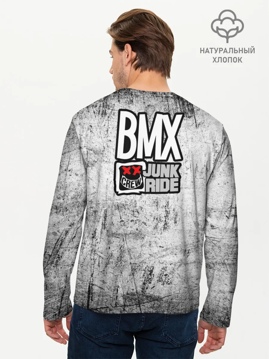 Мужской лонгслив базовый / Junk Ride