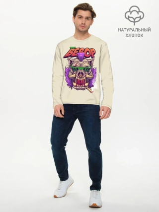 Мужской лонгслив базовый / Злой Бибоп