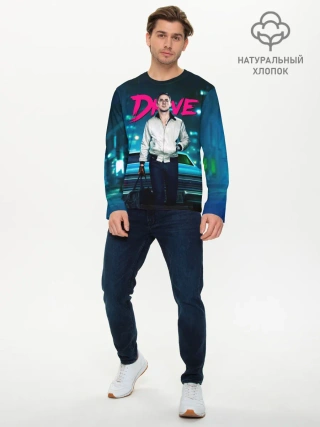 Мужской лонгслив базовый / Райан Гослинг Драйв