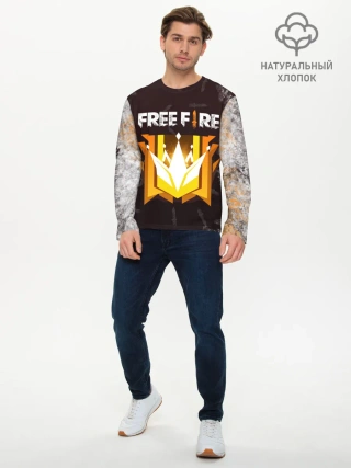 Мужской лонгслив базовый / Free Fire | Фри фаер
