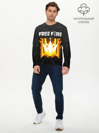 Мужской лонгслив базовый / Free Fire | Фри фаер