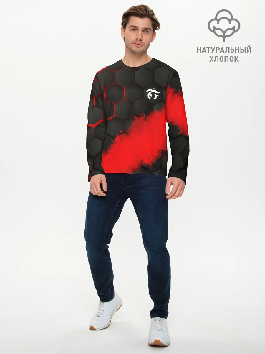 Мужской лонгслив базовый / GARENA RED LINE