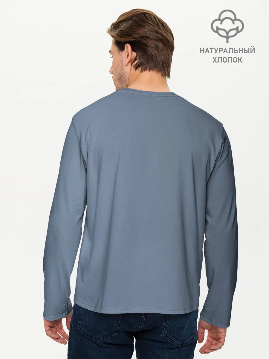 Мужской лонгслив базовый / Хищный динозавр | Dino