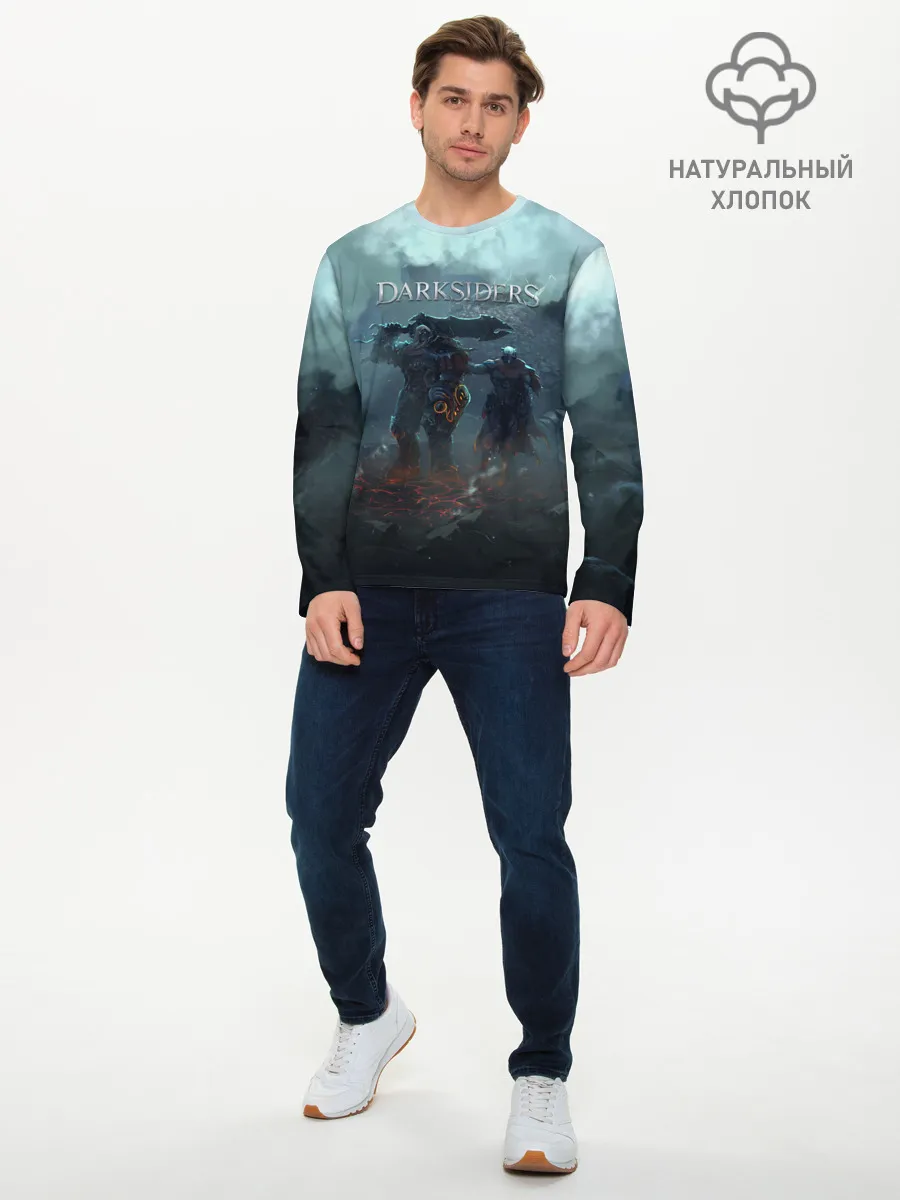 Мужской лонгслив базовый / Darksiders | Гнев Войны
