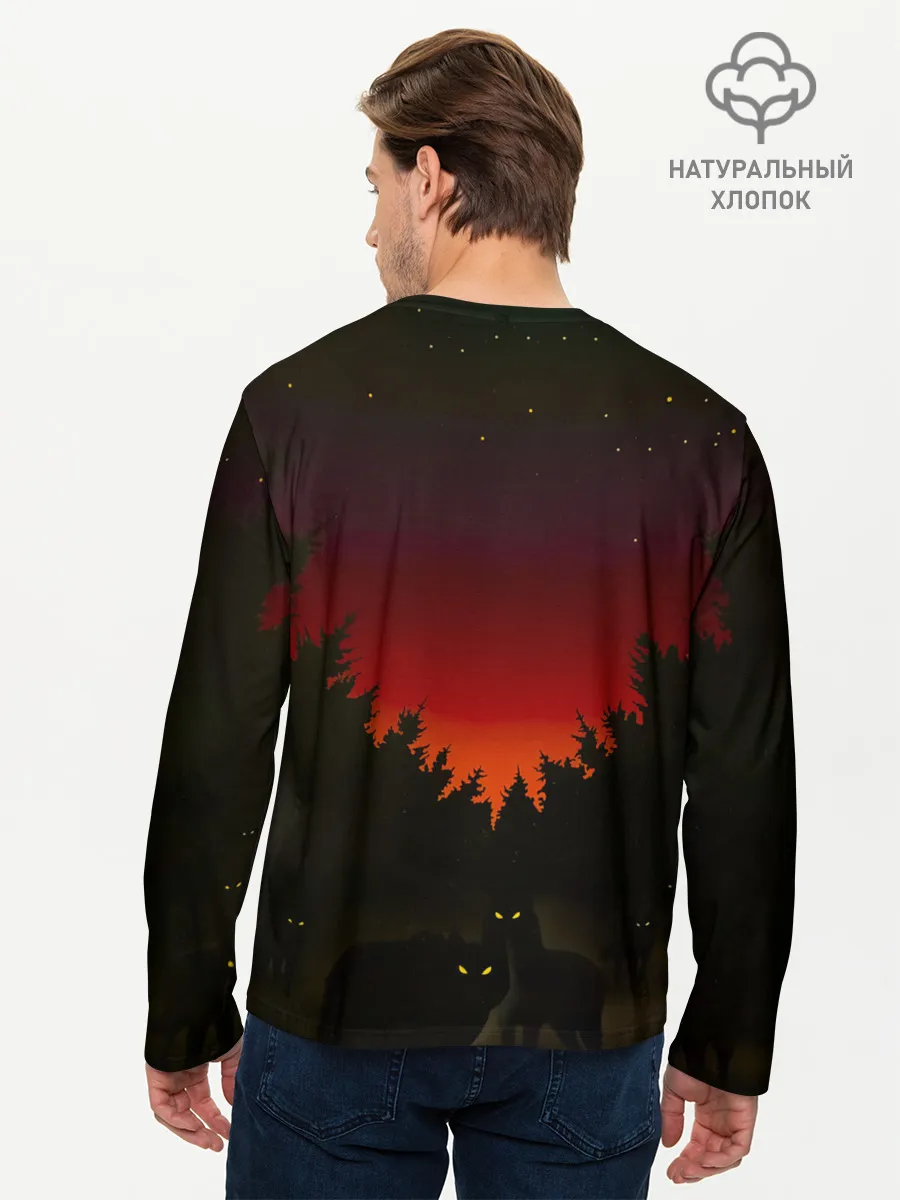 Мужской лонгслив базовый / Агата Кристи чудеса