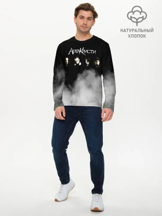 Мужской лонгслив базовый / Агата Кристи группа