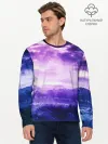Мужской лонгслив базовый / ФИОЛЕТОВЫЙ РАЙ
