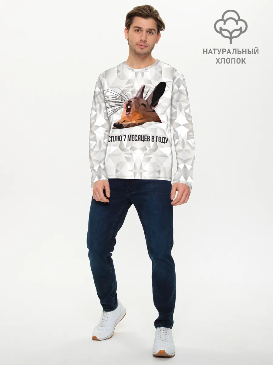 Мужской лонгслив базовый / Сурок