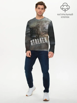 Мужской лонгслив базовый / Отчуждение | S.T.A.L.K.E.R.