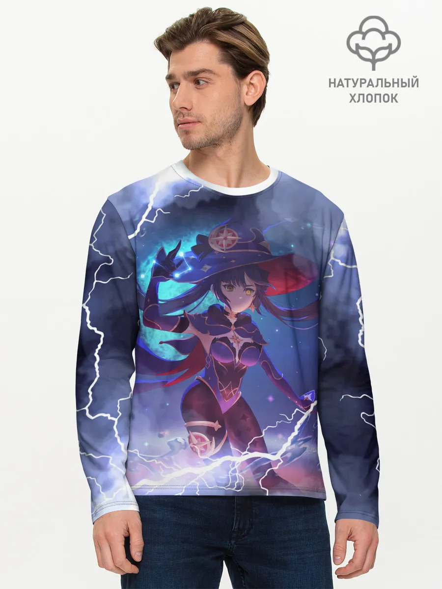 Мужской лонгслив базовый / Genshin Impact | Геншин Импакт
