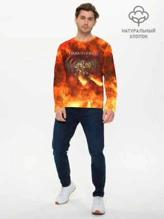 Мужской лонгслив базовый / Darksiders 3 | Гнев Войны 3