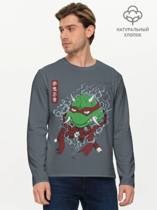 Мужской лонгслив базовый / Asian Raphael