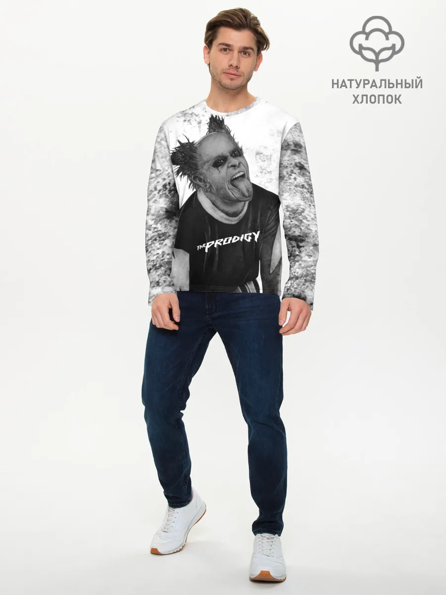 Мужской лонгслив базовый / THE PRODIGY | ПРОДИДЖИ