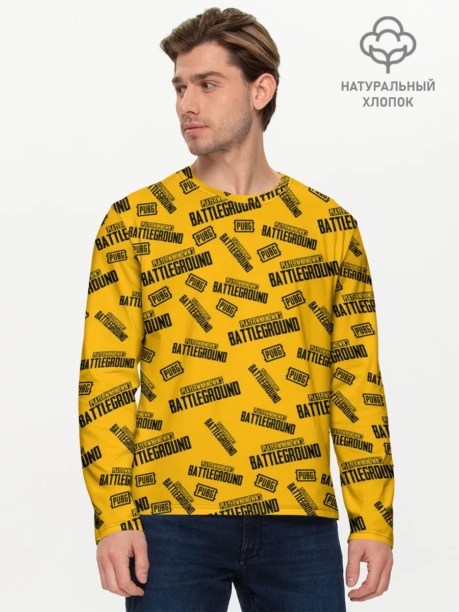 Мужской лонгслив базовый / PUBG | ПАБГ