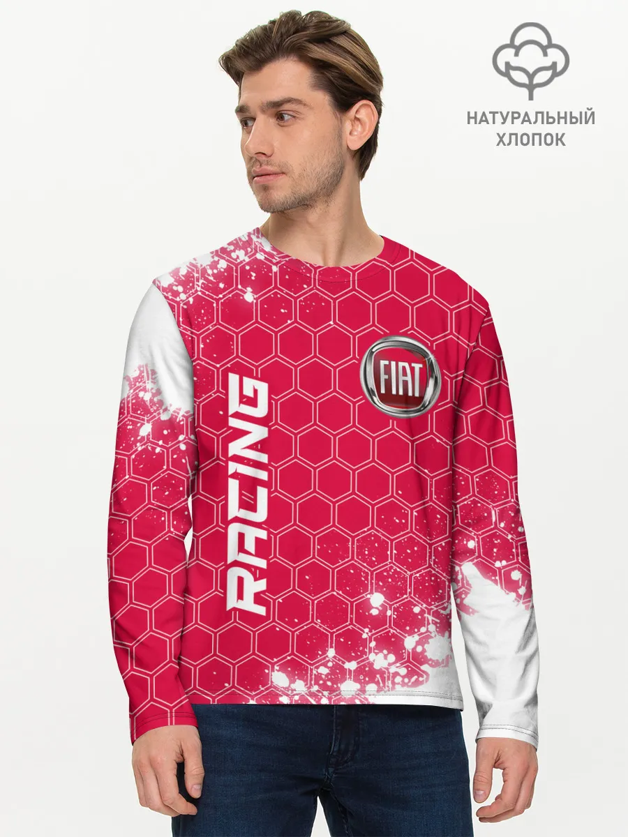 Мужской лонгслив базовый / Fiat - Racing