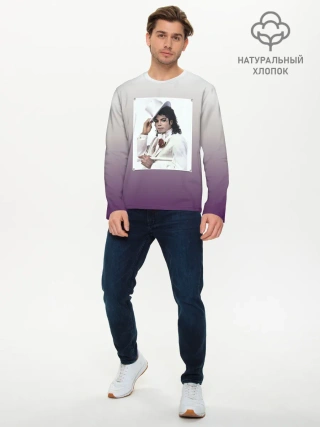 Мужской лонгслив базовый / Майкл Джексон навсегда
