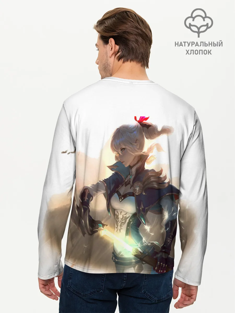 Мужской лонгслив базовый / GENSHIN IMPACT ДЕВУШКА