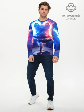 Мужской лонгслив базовый / БИТВА ДРАКОНОВ