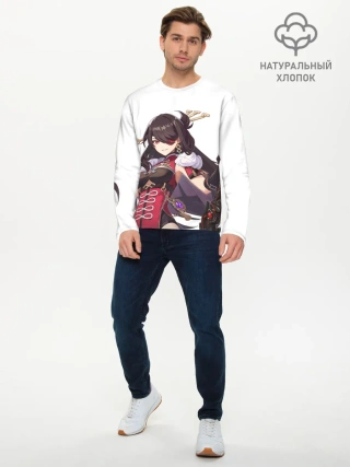 Мужской лонгслив базовый / БЕЙ ДОУ | ГЕНШИН