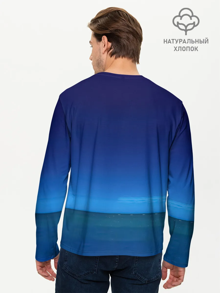 Мужской лонгслив базовый / Пикник - железные мантры