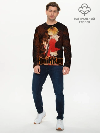 Мужской лонгслив базовый / Кенма Козуме