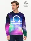 Мужской лонгслив базовый / Весы / Libra, Знак зодиака