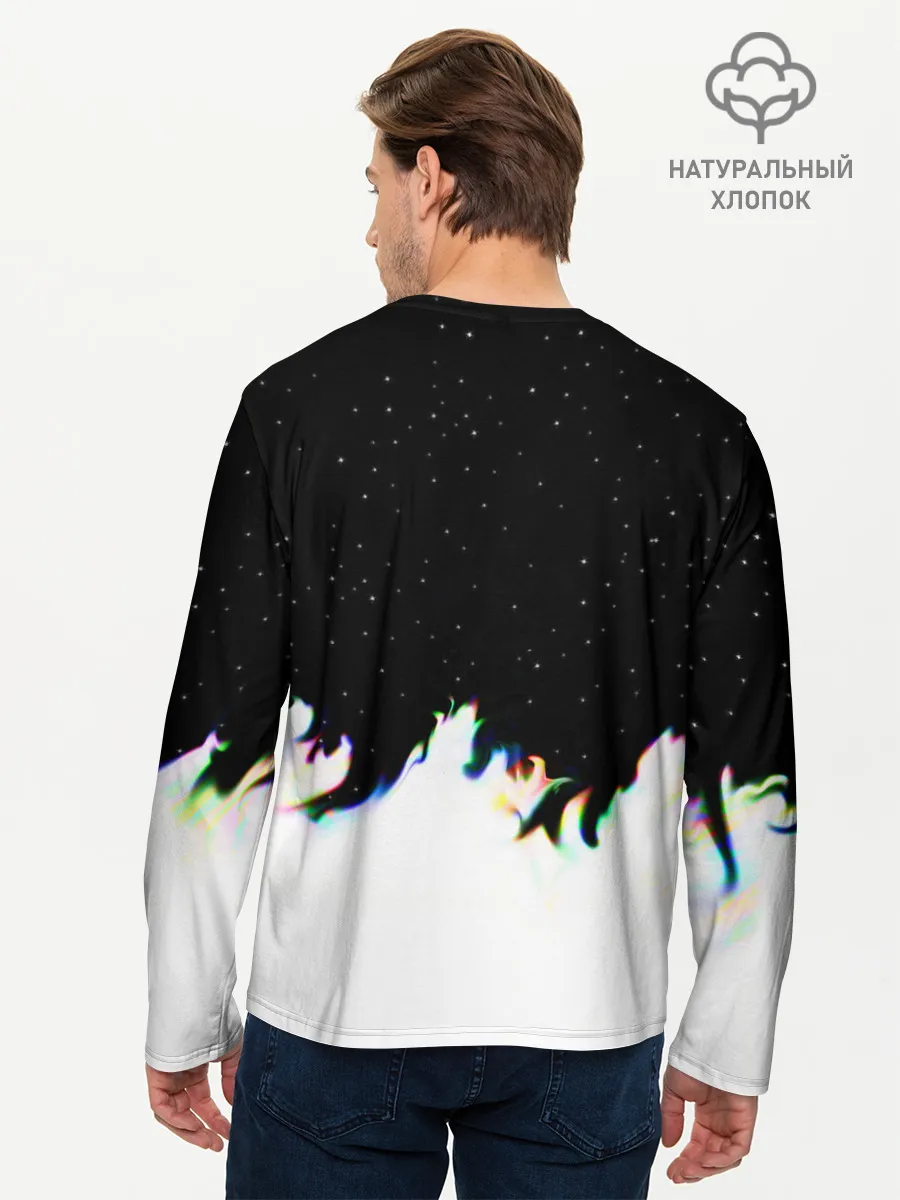Мужской лонгслив базовый / Затерянный в космосе