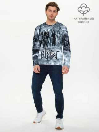 Мужской лонгслив базовый / Группа Ария