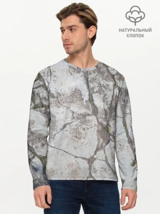 Мужской лонгслив базовый / Лунный камень