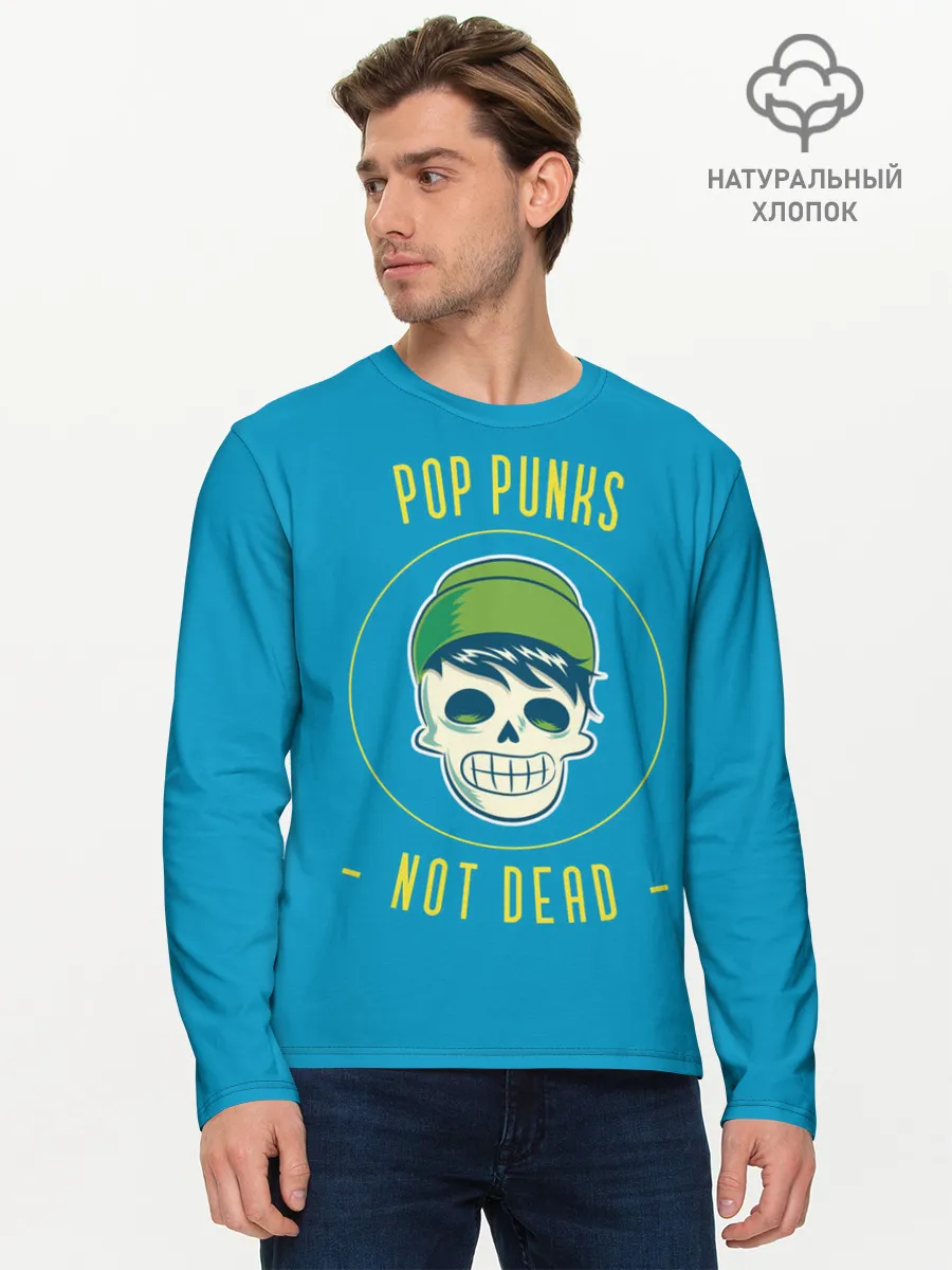 Мужской лонгслив базовый / Pop punk fan